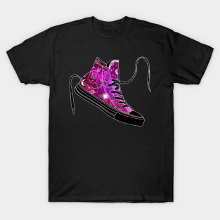 Libra high tops - Space canvas T-Shirt